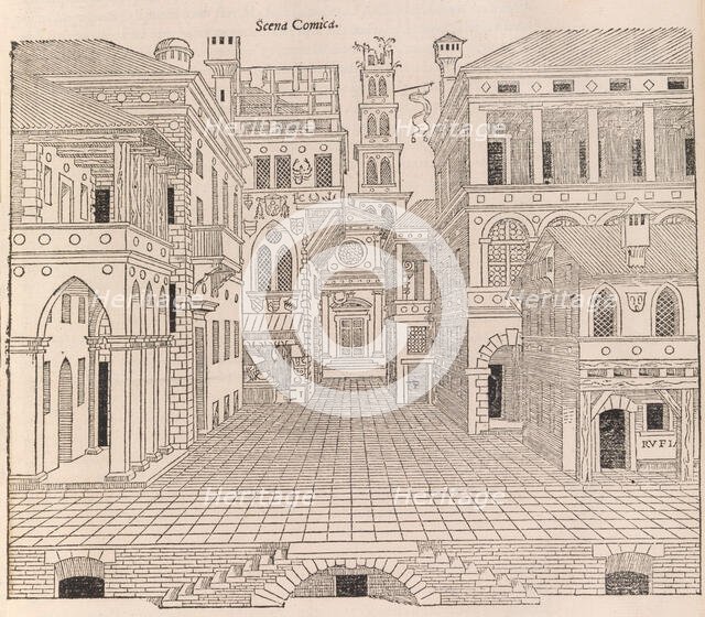 Compendium of Architectural Books by Sebastiano Serlio (Books I-V), 1544, 1545..., 1544, 1545, 1547. Creator: Sebastiano Serlio.