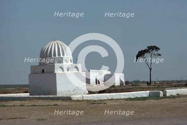 Shrine and house in Kairouan.