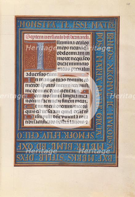 Hours of Queen Isabella the Catholic, Queen of Spain: Fol. 268r, c. 1500. Creator: Master of the First Prayerbook of Maximillian (Flemish, c. 1444-1519); Associates, and.