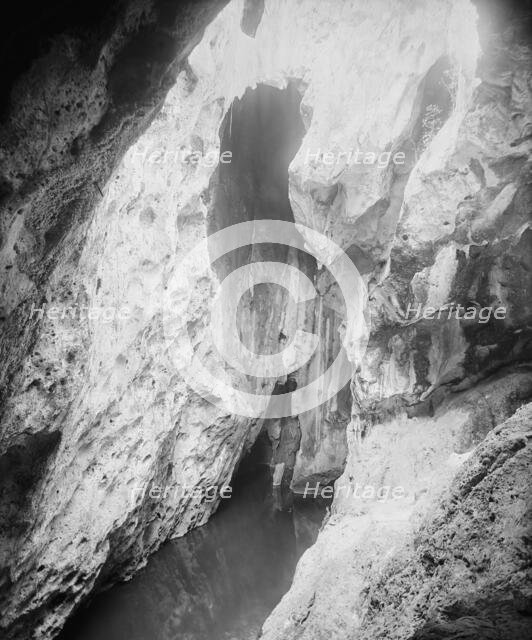 Choy Cave, inside, between 1880 and 1897. Creator: William H. Jackson.