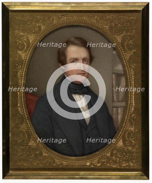 Portrait of a Gentleman, ca. 1840. Creator: Henry Brintnell Bounetheau.
