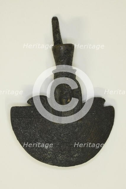 Amulet of an Aegis with the Head of the Goddess, Egypt, Third Intermediate Period-Late Period... Creator: Unknown.