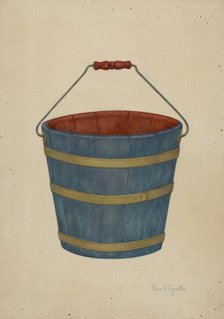 Shaker Bucket, 1941. Creator: George V. Vezolles.