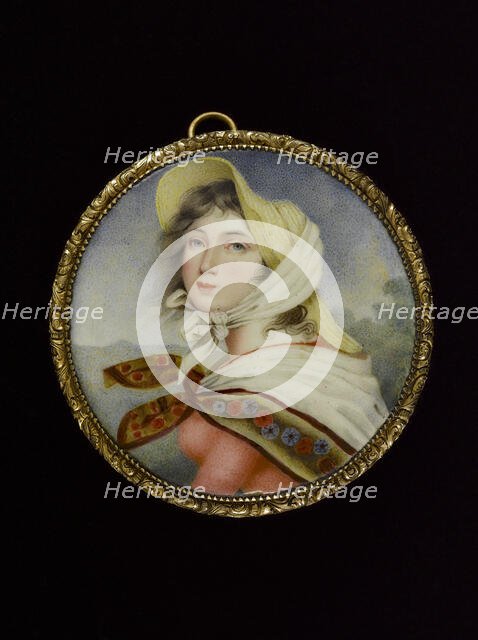 Portrait of Lady Hamilton after Georges Romney. Creator: English School.