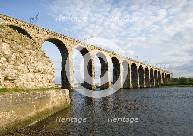 Royal Border Bridge, Berwick-upon-Tweed, Northumberland, 2010. Artist: Historic England Staff Photographer.
