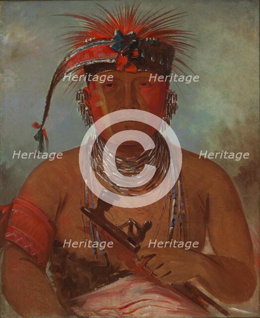 Wée-ke-rú-law, He Who Exchanges, 1832. Creator: George Catlin.