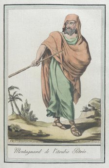 Costumes de Différents Pays, 'Montagnard de l'Arabie Petrée', c1797. Creators: Jacques Grasset de Saint-Sauveur, LF Labrousse.