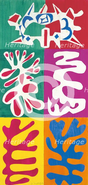 Le Panneau au masque, early 20th century.  Creator: Henri Matisse.