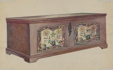 Pa. German Dower Chest, c. 1936. Creator: Fanchon Larzelere.