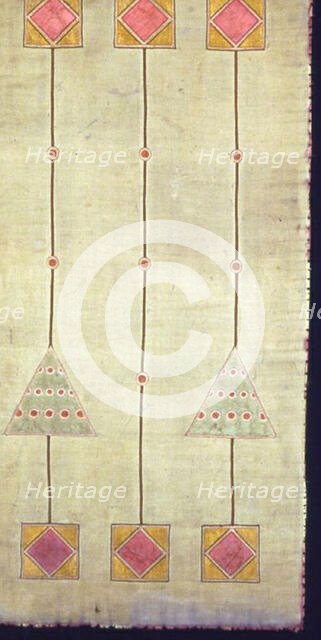 Panel (Dress or Furnishing Fabric), Vienna, 1901. Creator: Josef Maria Olbrich.