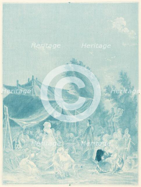 Noce de Village (Village Wedding), 1785. Creator: Charles-Melchior Descourtis.