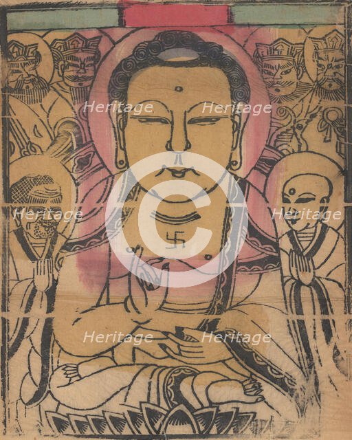 One hundred thirty-five woodblock prints including New Year's pictures (nianh..., 19th-20th century. Creator: Unknown.