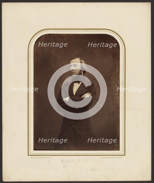 Mitchell, F.L.S., Sec. of Zoological Society, about 1855. Creator: Maull & Polyblank.