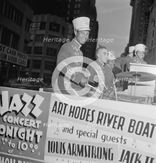 Portrait of Art Hodes, Kaiser Marshall, Sandy Williams, and Cecil (Xavier)...N.Y., ca. July 1947. Creator: William Paul Gottlieb.