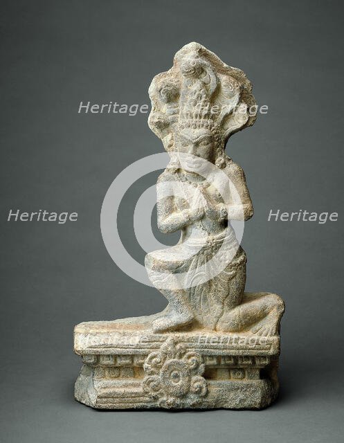 Serpent King (Nagaraja), Champa Period, 9th/10th century. Creator: Unknown.