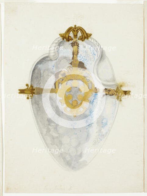 Overview of Shell with Medici Coat of Arms, n.d. Creator: Giuseppe Grisoni.