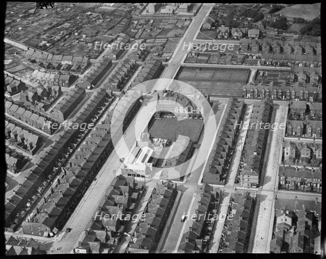 Victoria Park Hotel and environs, Barrow-in-Furness, Cumbria, c1930s. Creator: Arthur William Hobart.