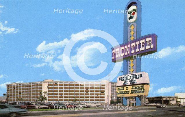 The Frontier Casino and Hotel, Las Vegas, Nevada, USA, 1967. Artist: Unknown