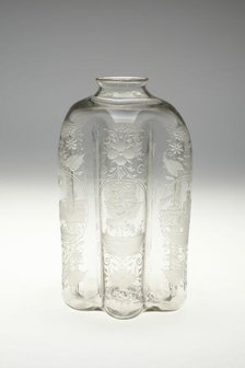 Spirit Flask, Nuremberg, c. 1650. Creator: Georg Schwanhardt.