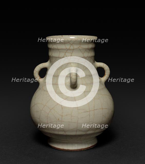 Vase: Guan type, 1700s. Creator: Unknown.