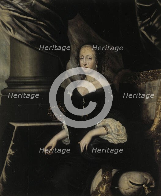 Queen Hedvig Eleonora, 1650-1680. Creator: Toussaint Gelton.