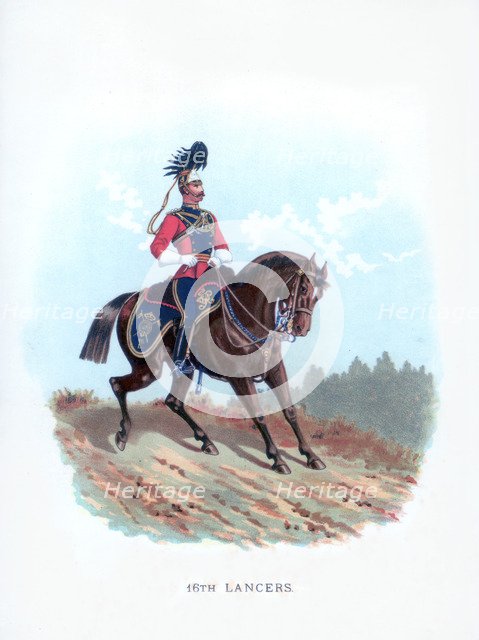 '16th Lancers', 1890. Artist: Unknown