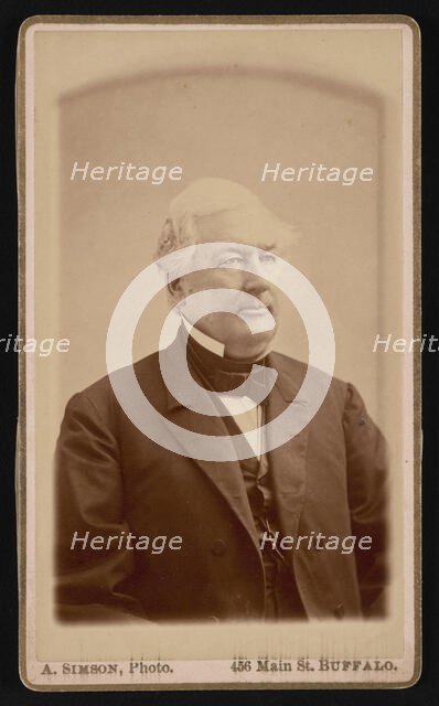 Portrait of Millard Fillmore (1800-1874), Before 1874. Creator: Andrew Simson.