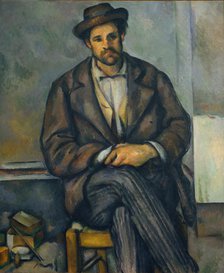 Seated Peasant, ca. 1892-96. Creator: Paul Cezanne.