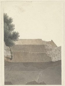 Part of the Vault of the Temple of Minerva Medica in Rome, c.1809-c.1812. Creator: Josephus Augustus Knip.
