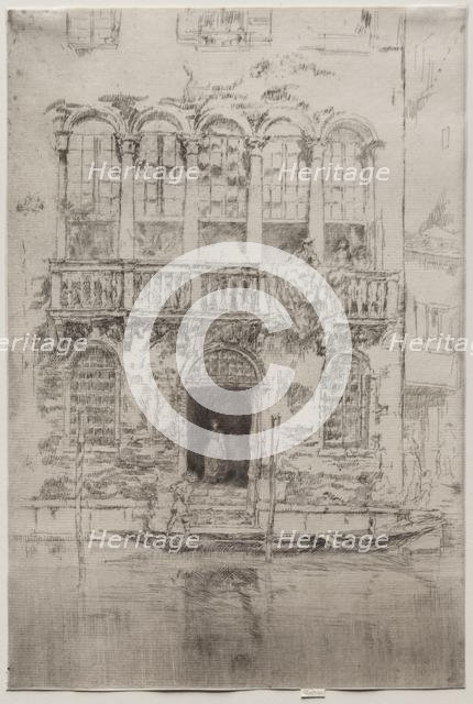 The Balcony, c. 1880. Creator: James McNeill Whistler (American, 1834-1903).