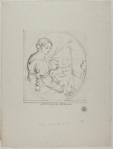 Virgin in a Chair, 1817–20. Creator: Vivant Denon.