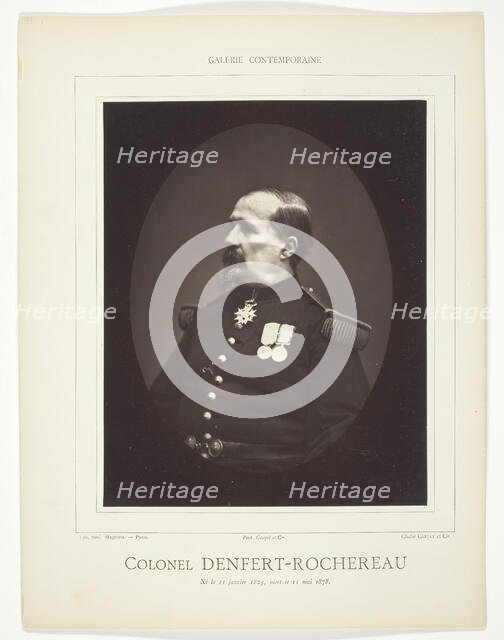Colonel Denfert-Rochereau, c. 1876/78. Creator: Etienne Carjat.