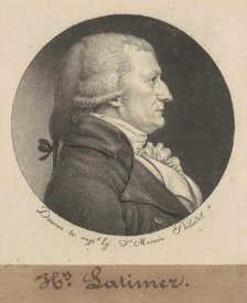 Henry Latimer, 1798. Creator: Charles Balthazar Julien Févret de Saint-Mémin.