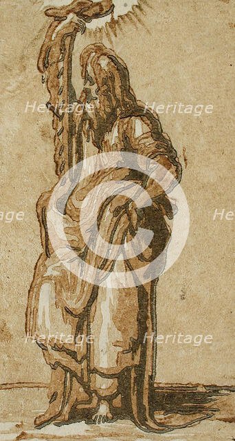 Saint Simon, between circa 1539 and circa 1540s. Creators: Parmigianino, Andrea Andreani.