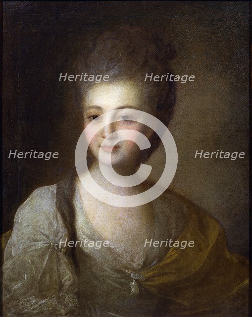 'Portrait of Aleksandra Struiskaya', 1772.  Artist: Fyodor Rokotov