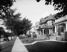 North boulevard residences, Detroit, Mich., c1908. Creator: Unknown.