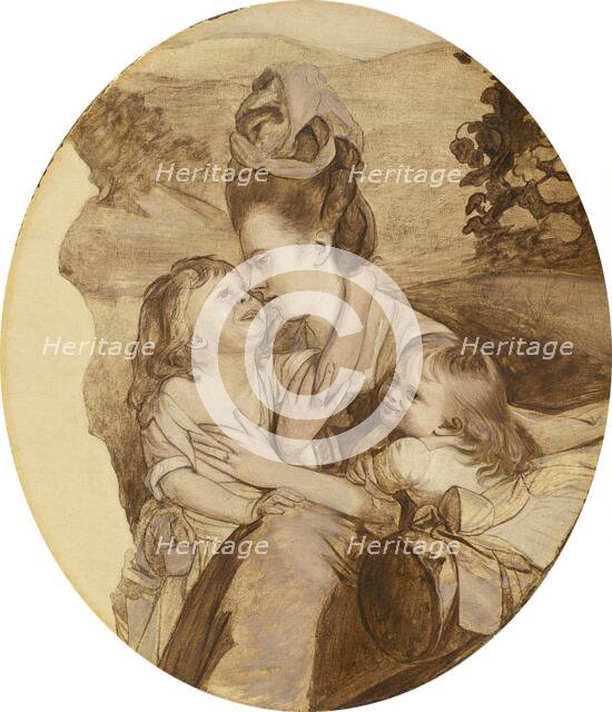 Sketch for The Copley Family, 1776. Creator: John Singleton Copley.