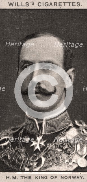 H.M The King of Norway, 1908.Artist: WD & HO Wills
