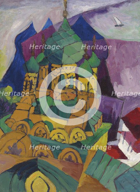 Church in Alupka, 1916.