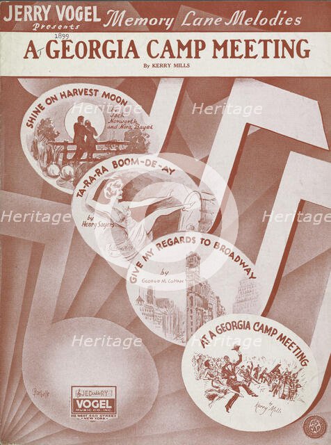 'At a Georgia camp meeting', 1899.  Creator: Barbelle.