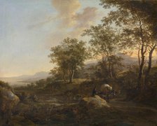 Italian Landscape, c1630-1650. Creator: Jan Dirksz Both.
