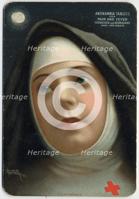 Antikamnia headache tablets, 1890s. Artist: Unknown