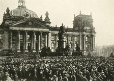 The creation of a new German republic, Reichstag, Berlin, 9 November 1918, (c1920). Creator: Unknown.