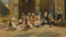 On a pilgrimage in Levoca, 1918. Creator: Florián Milan.