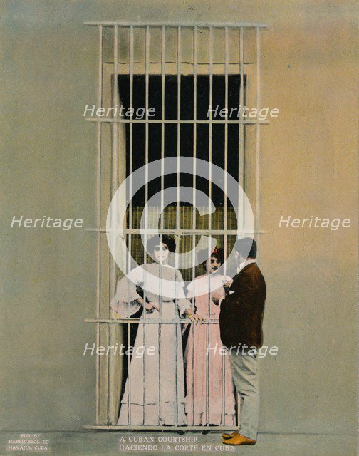 A Cuban courtship, c1920. Artist: Unknown.