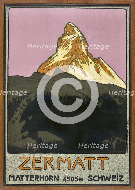 Zermatt, 1908. Creator: Cardinaux, Emil (1877-1936).
