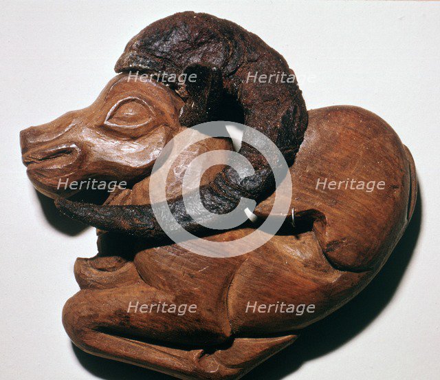 Scythian wooden harness-ornament, 5th century BC. Artist: Unknown