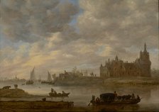 View of Duurstede Castle at Wijk bij Duurstede, 1649. Creator: Jan van Goyen.