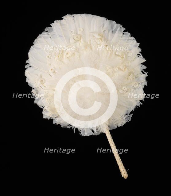 Fixed fan, American, ca. 1875. Creator: Unknown.