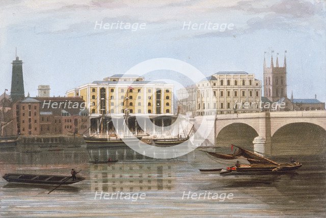 Fenning's Wharf, Bermondsey, London, c1835. Artist: Anon